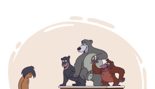 El artista trató de imaginar cómo estos famosos personajes sufrirían los desastres ambientales. El artista trató de imaginar cómo estos famosos personajes sufrirían los desastres ambientales.