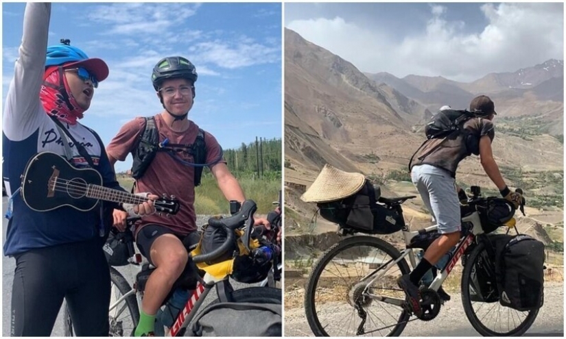 El Británico compró la bicicleta en China, y viajó 15 mil millas a Inglaterra