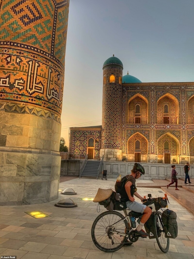 El Británico compró la bicicleta en China, y viajó 15 mil millas a Inglaterra