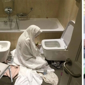 El Británico resaca en las fotos enviadas en una muy inusual competencia