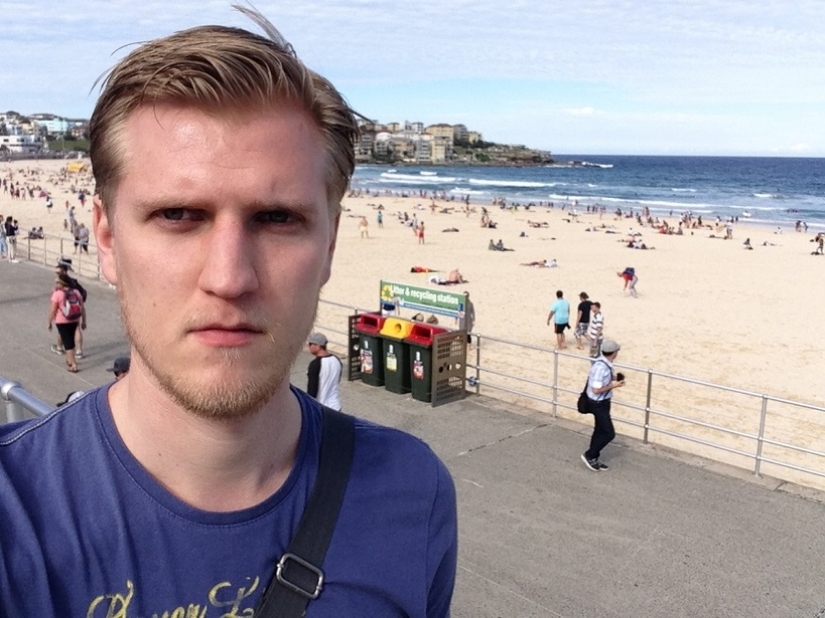 El chico ha estado en Australia y... admitió que fue horrible! Foto adjunta