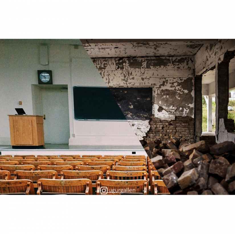 El contraste entre los dos mundos en los que vivimos El contraste entre los dos mundos en los que vivimos