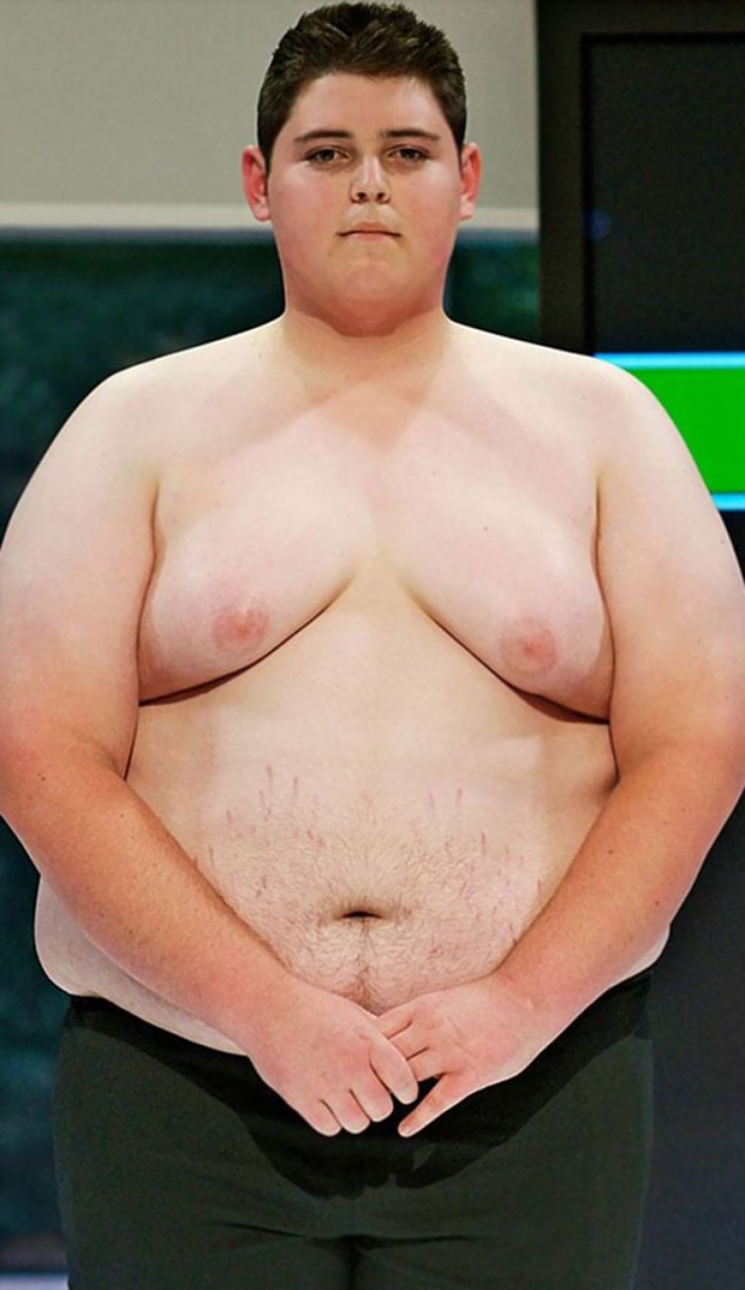 El ex ganador del programa de televisión sobre adelgazamiento se ha convertido en un verdadero macho