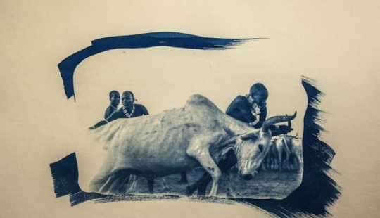 El fotógrafo georgiano utiliza un método único para imprimir sus fotografías. El fotógrafo georgiano utiliza un método único para imprimir sus fotografías.