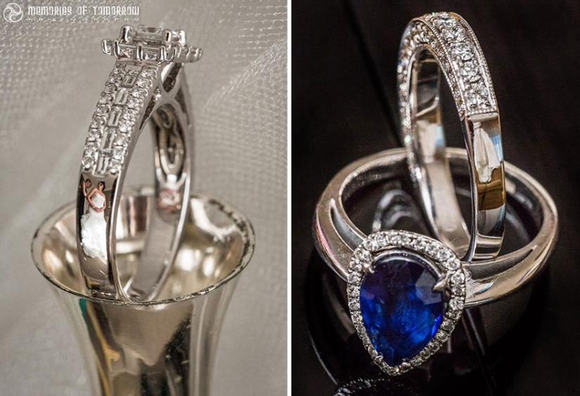 El fotógrafo ha encontrado una manera única de fotografiar bodas