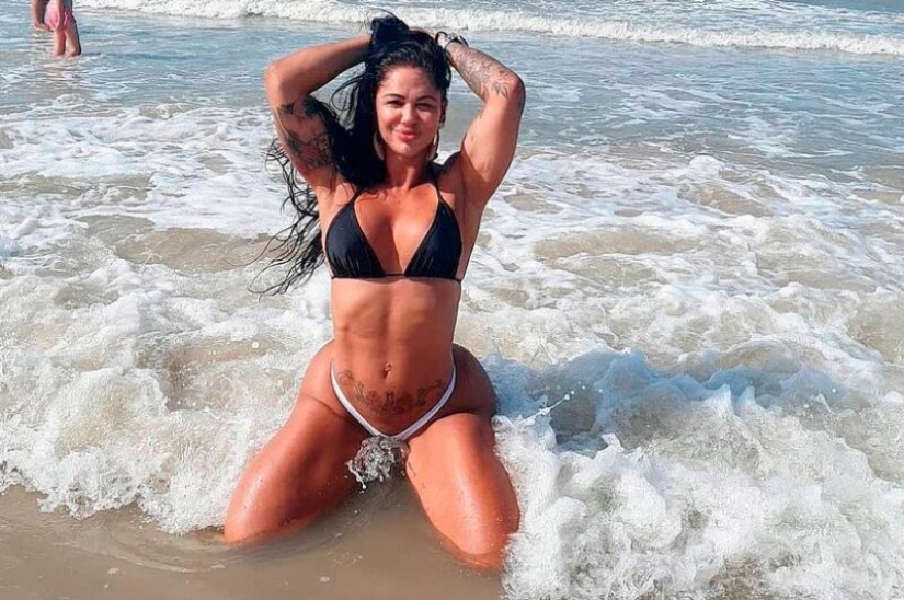 El modelo con el mayor" quinto punto " en Brasil está luchando con el dolor, pero no se rinde