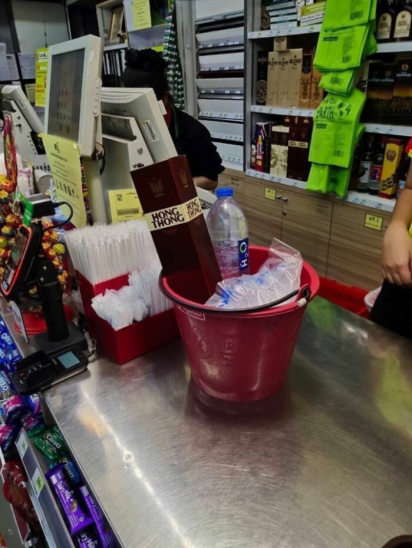 "El paquete no es necesario!" Tiendas de Tailandia han comenzado a rechazar de plástico