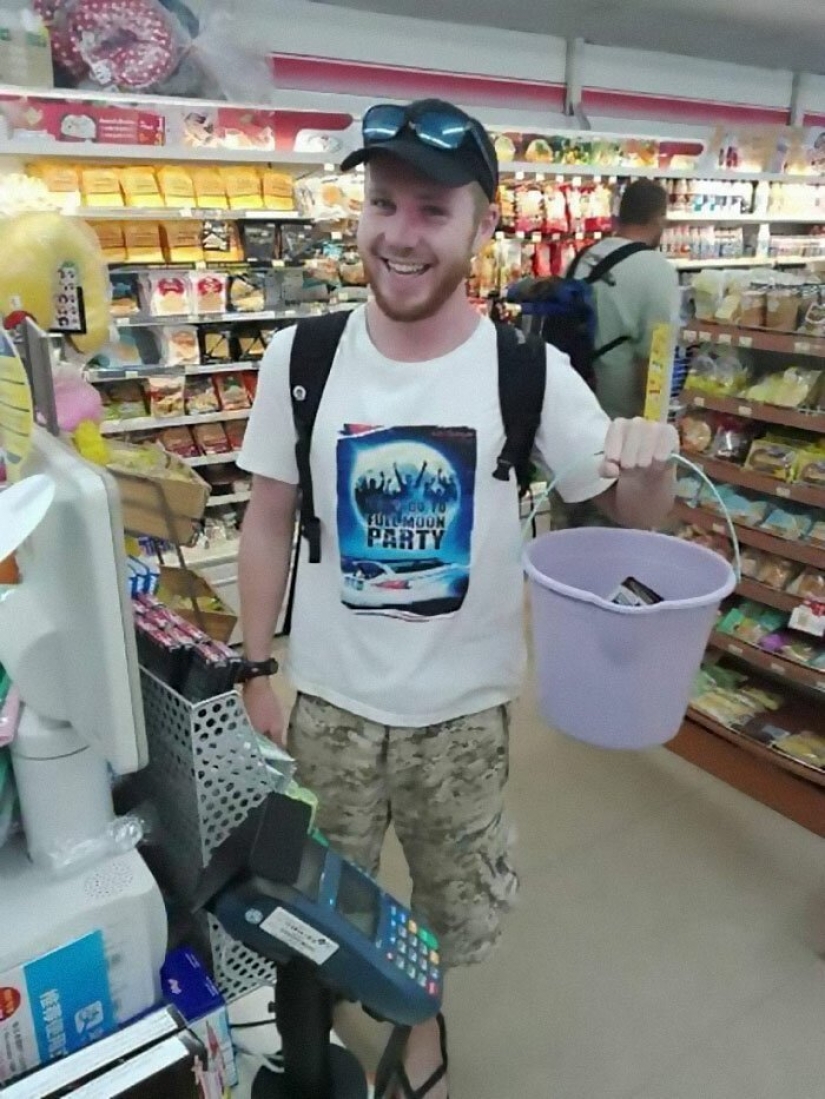 "El paquete no es necesario!" Tiendas de Tailandia han comenzado a rechazar de plástico