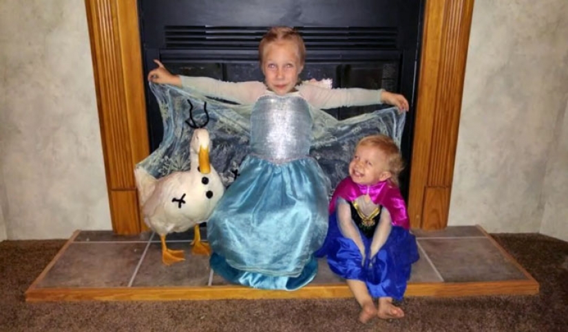 El pato considera que una niña de 5 años es su madre