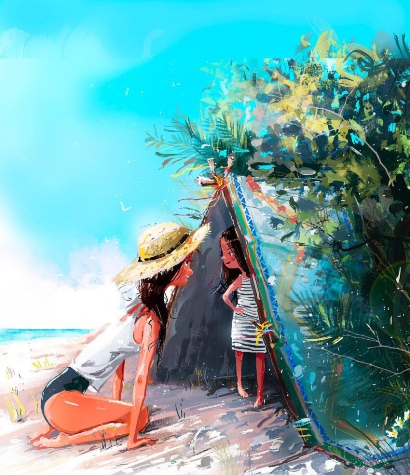 El trabajo de un artista ruso se encontró en la serie "El juego del calamar" El trabajo de un artista ruso se encontró en la serie "El juego del calamar"