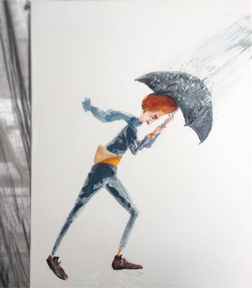 Entrañables ilustraciones Anastasia Grinenko