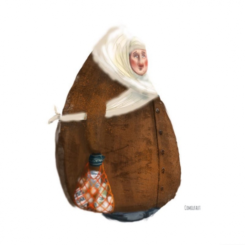 Entrañables ilustraciones Anastasia Grinenko