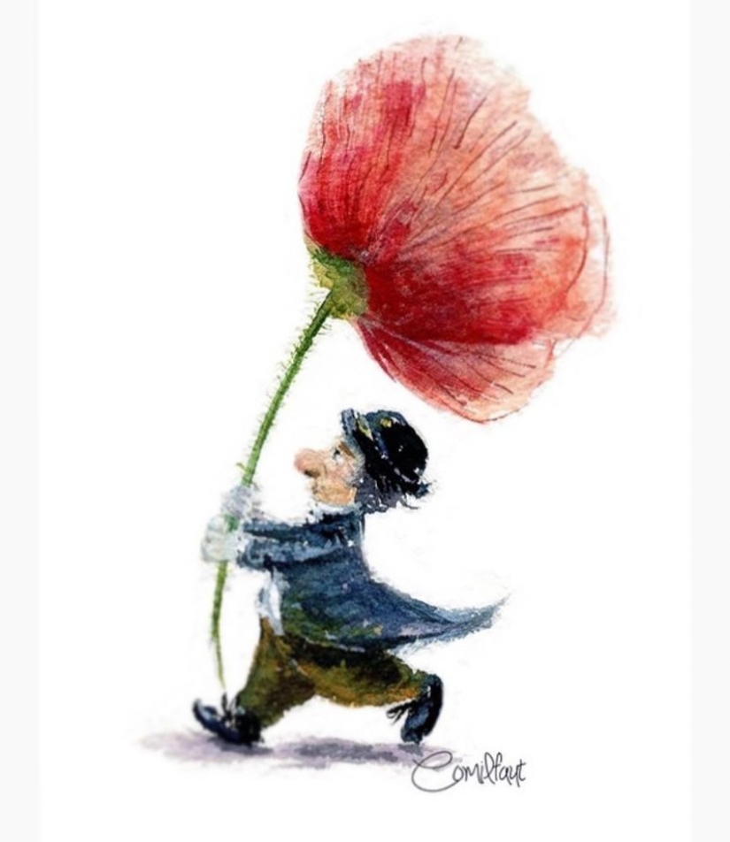 Entrañables ilustraciones Anastasia Grinenko