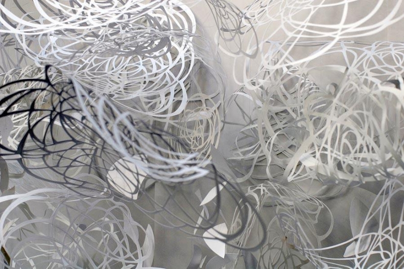 Esculturas de papel calado por Christina Kim Esculturas de papel calado por Christina Kim