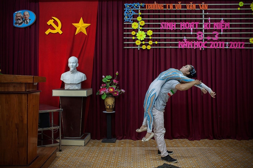 Estar en el personaje: La dura vida cotidiana de los artistas de circo vietnamitas