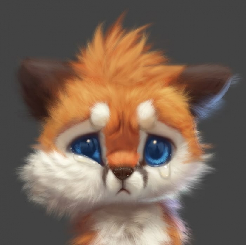 Este artista no tiene mascotas, por lo que pone animales peludos digitales en situaciones de la vida real.