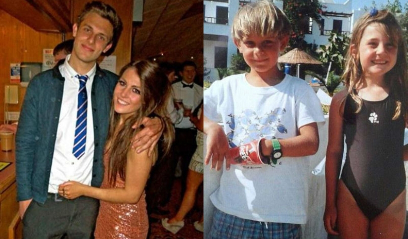 Estoy en un lugar que he visto: antes de la boda, la pareja encontró que es familiar a 15 años más de lo que pensaba