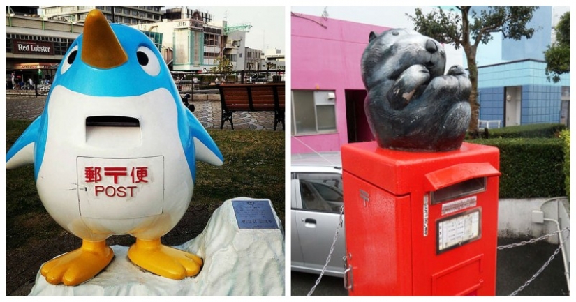 Even mailboxes in Japan are very strange