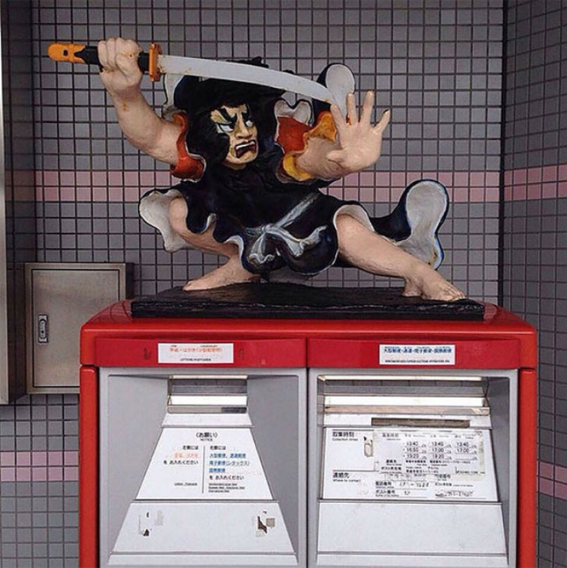 Even mailboxes in Japan are very strange