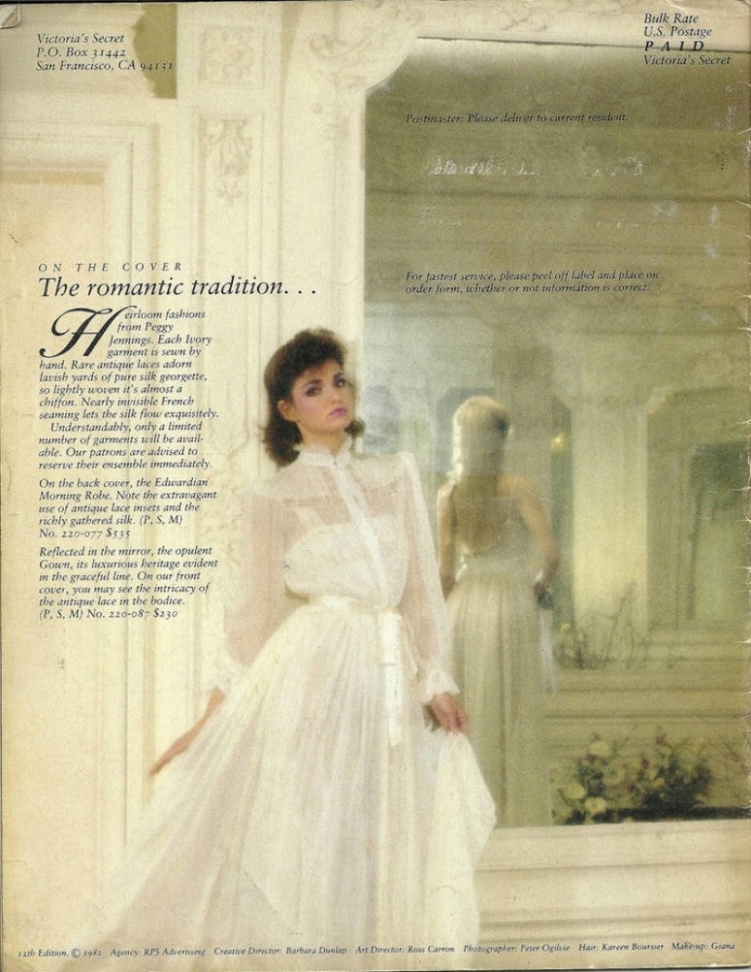 Evolución del Catálogo de Ropa interior de Victoria's Secret Evolución del Catálogo de Ropa interior de Victoria's Secret