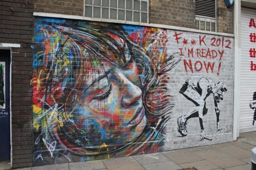 Examples of amazing street art from David Walker