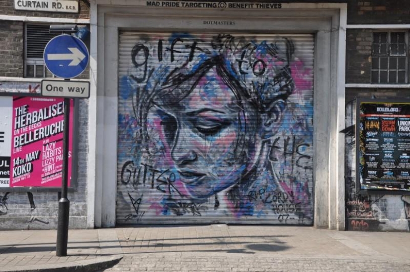 Examples of amazing street art from David Walker