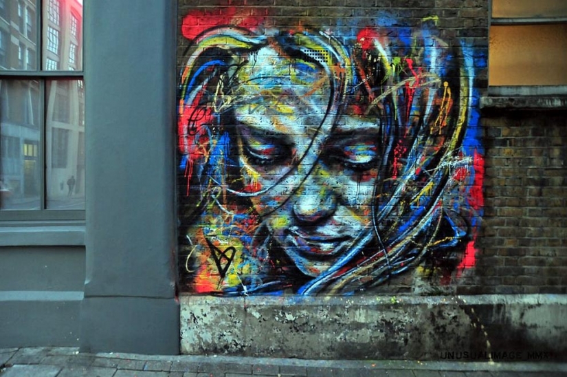 Examples of amazing street art from David Walker