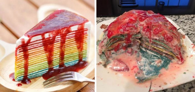 Expectativas versus realidad: los 13 peores pasteles