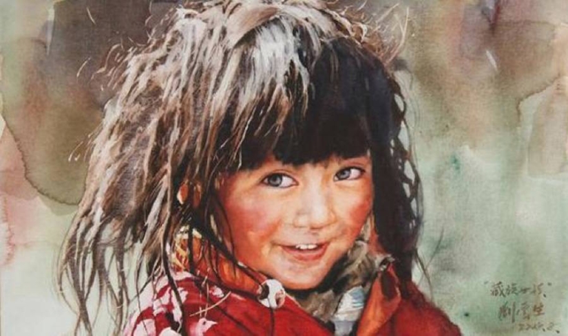 Fabulous Tibet in realistic watercolors by Liu Yunshen Fabulous Tibet in realistic watercolors by Liu Yunshen