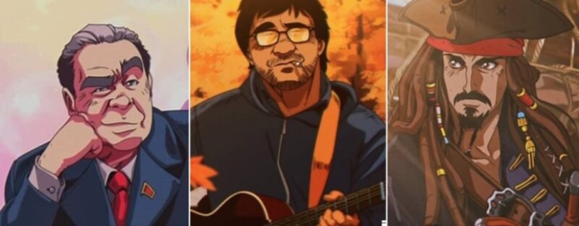 Famous personalities through the eyes of the artist Dmitry Grozov