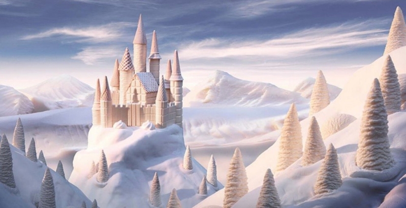 Fantastic landscapes of food. It happens like this Fantastic landscapes of food. It happens like this