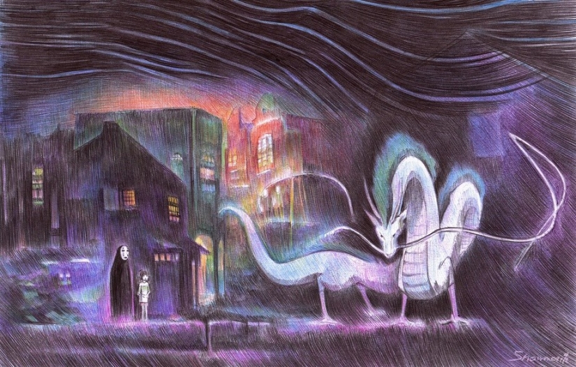 Fascinating ballpoint pen drawings from Marite Desaine