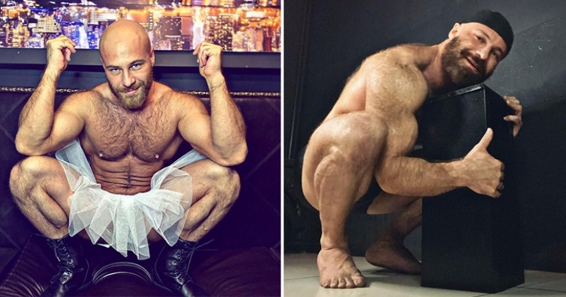 Favorite women of the bodybuilder Tolochko: a macho man divorces a sex doll for the sake of an ashtray