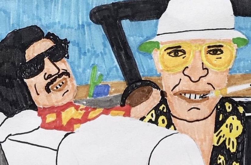 Felt-tip pen maker Turben and his handmade posters for movies