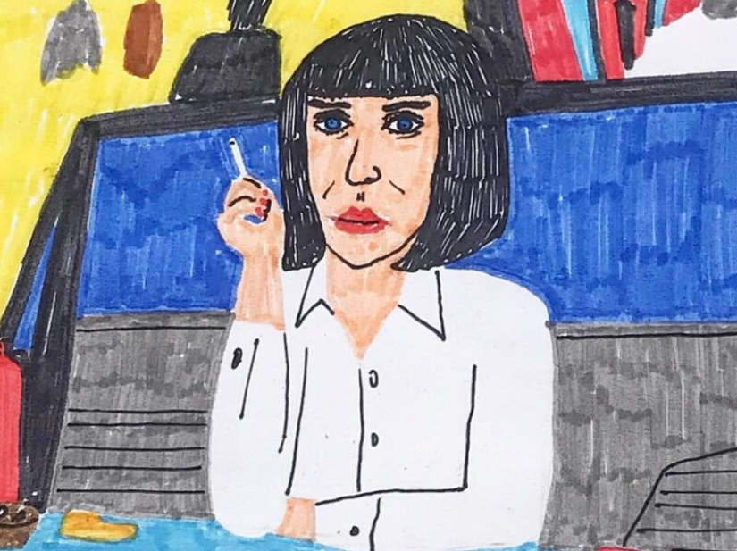 Felt-tip pen maker Turben and his handmade posters for movies