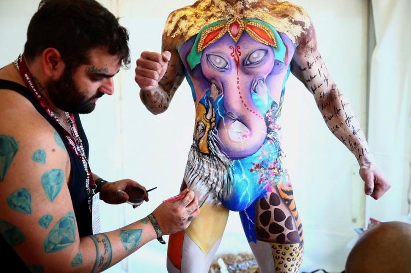 Festival Mundial de Bodypainting: modelos transformados en increíbles obras de arte
