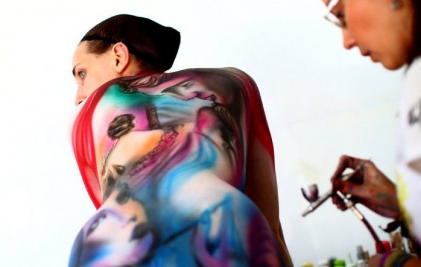 Festival Mundial de Bodypainting: modelos transformados en increíbles obras de arte