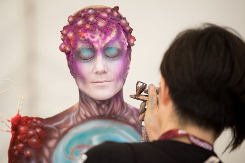 Festival Mundial de Bodypainting: modelos transformados en increíbles obras de arte