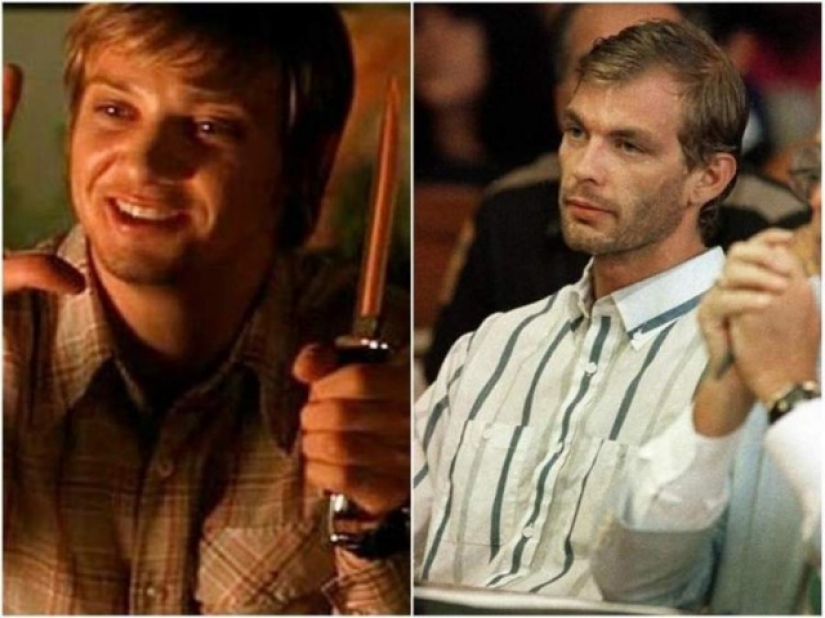 Find 10 differences: famous maniacs in movies and in real life