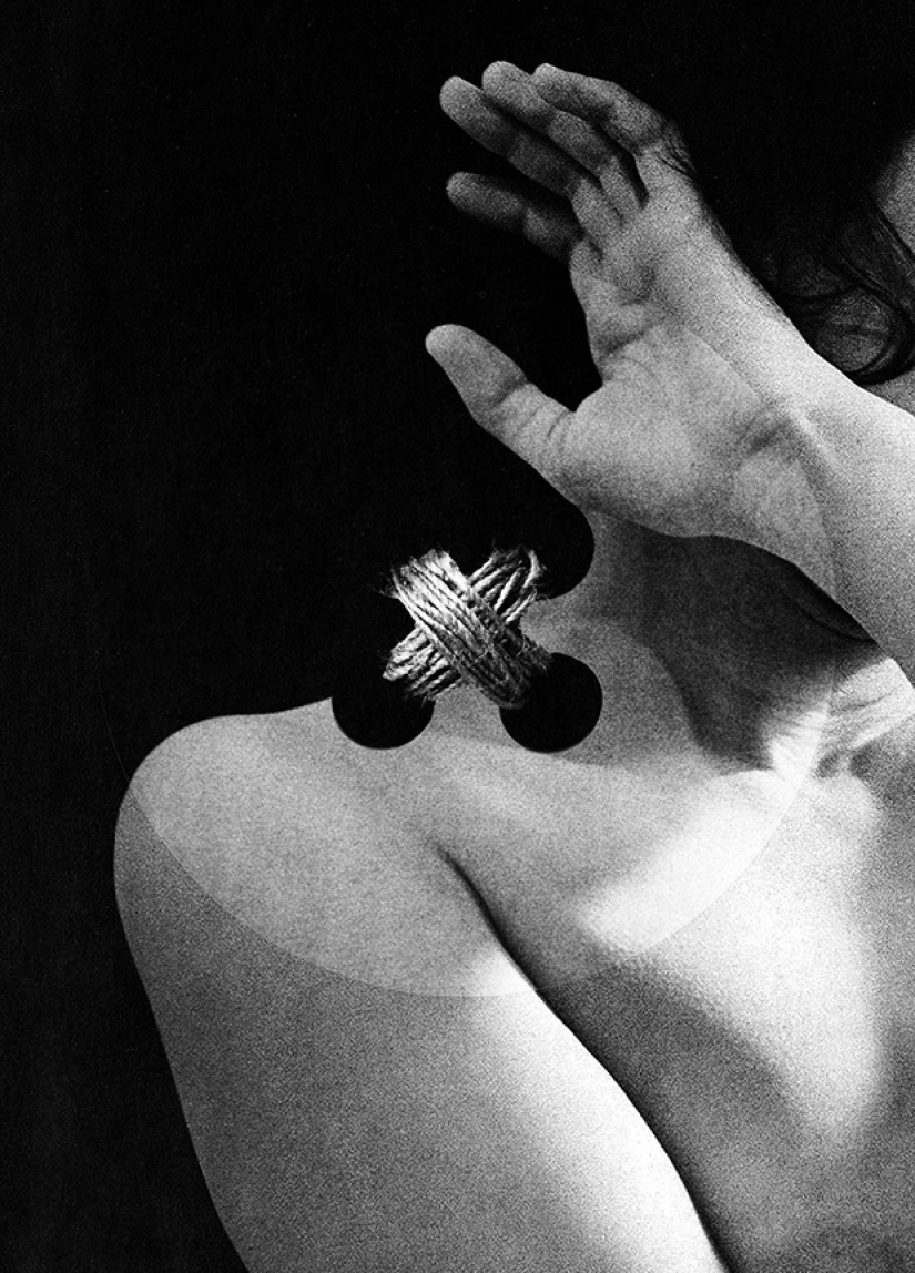 Fobias raras traídas a la vida en una serie de collages siniestros