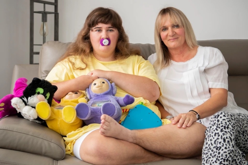 For 19 years, a mother has been caring for her 10-month-old daughter