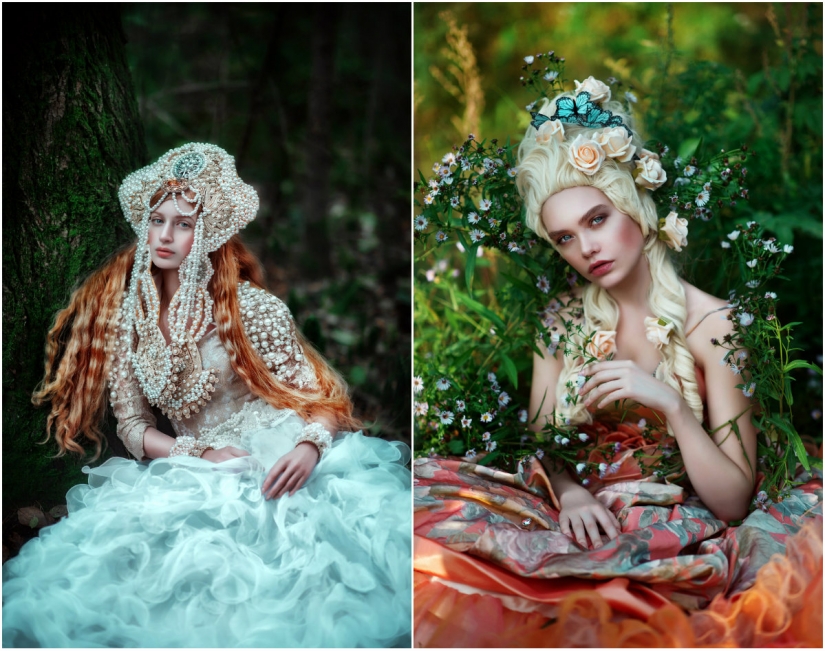 Forest Princess and mermaids: Perm photographer takes fabulous beauties in the forests of the Kama region