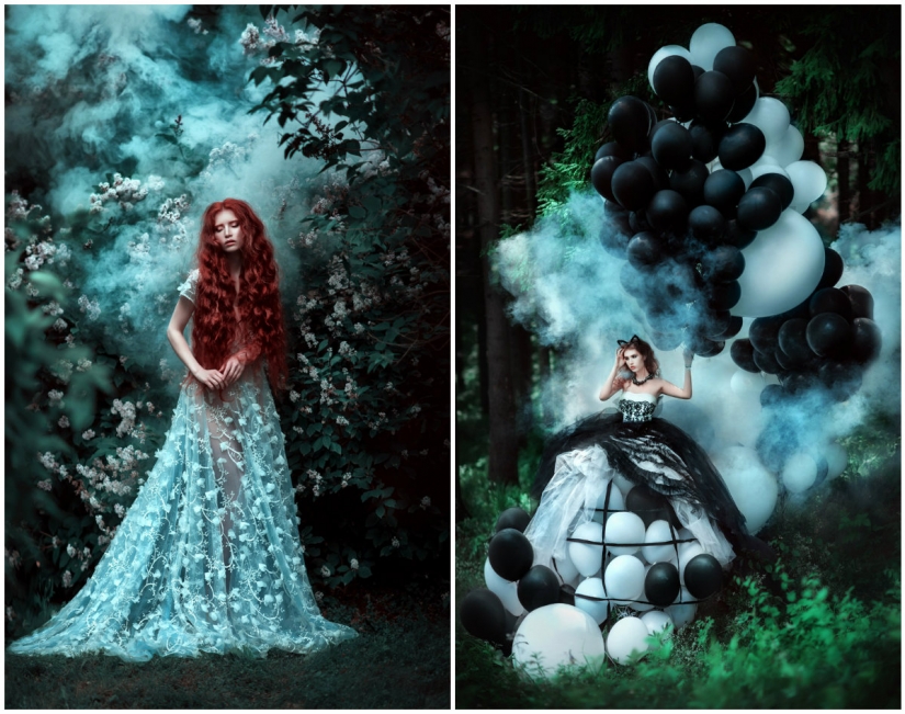 Forest Princess and mermaids: Perm photographer takes fabulous beauties in the forests of the Kama region
