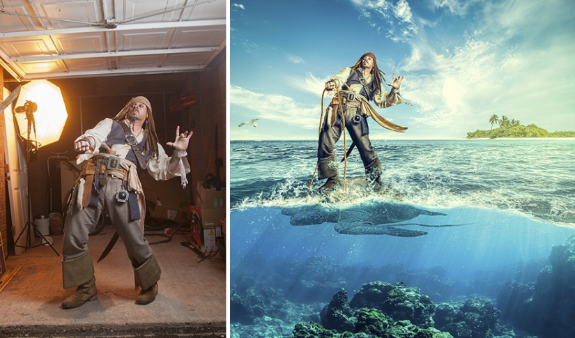 Fotógrafo transforma tomas de la vida real en mundos fantásticos