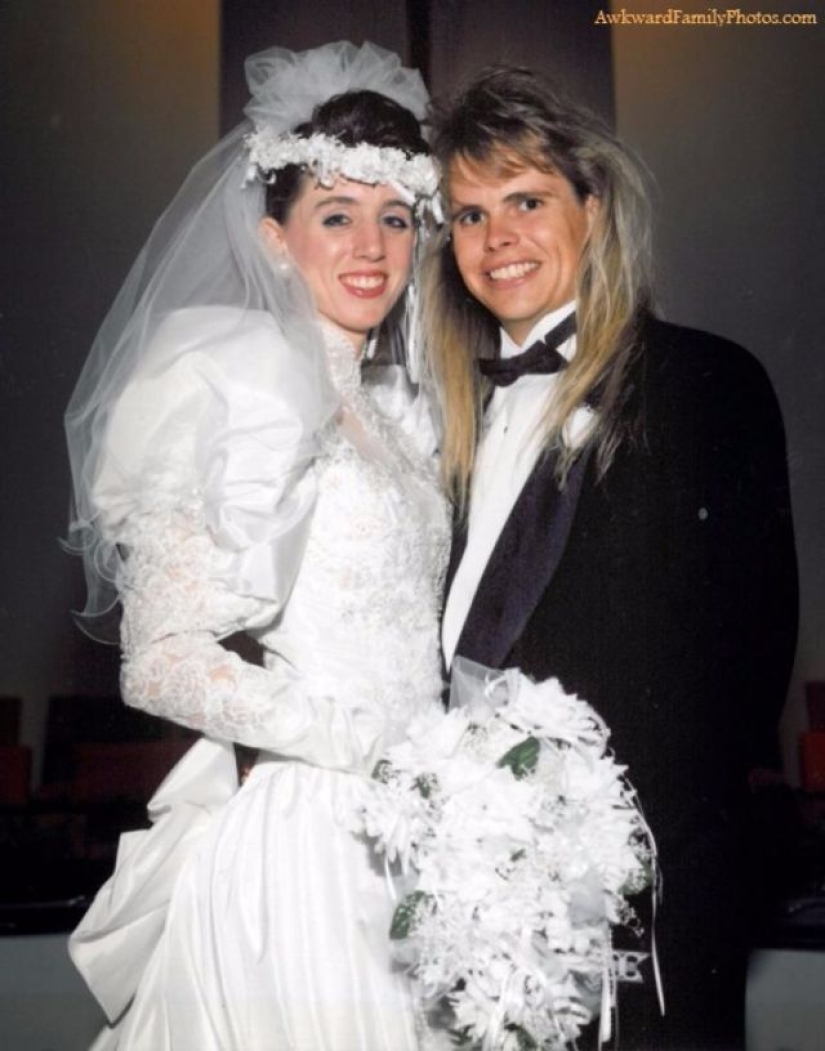 Fotos de bodas sin éxito que sería una pena mostrar a los futuros hijos