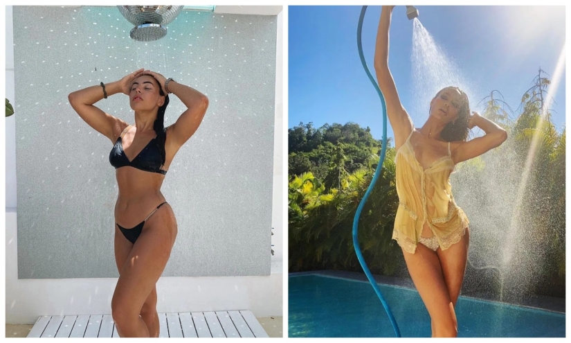 Frescura seductora: las fotos calientes de bellezas en la ducha conquistan Instagram