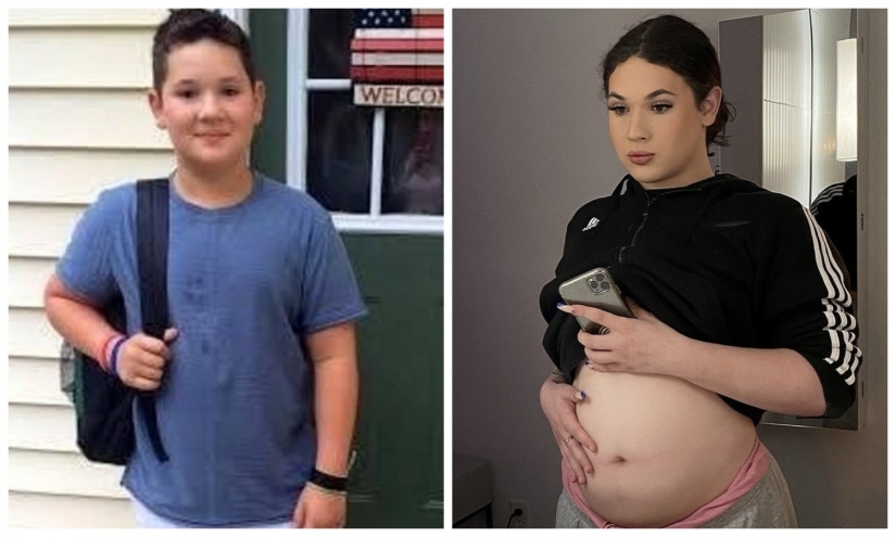 From a young man to a young mother: an 18-year-old American became pregnant, despite the fact that he was born a boy
