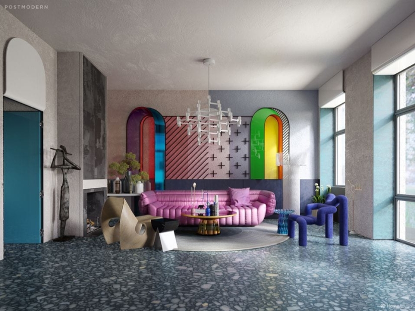 From the Renaissance to postmodernism: 500 years of interior design living room