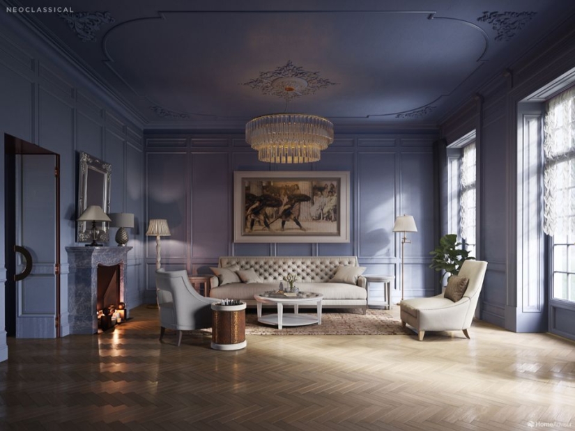 From the Renaissance to postmodernism: 500 years of interior design living room