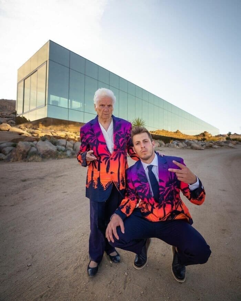 Funny grandmother and grandson have become Internet stars Funny grandmother and grandson have become Internet stars